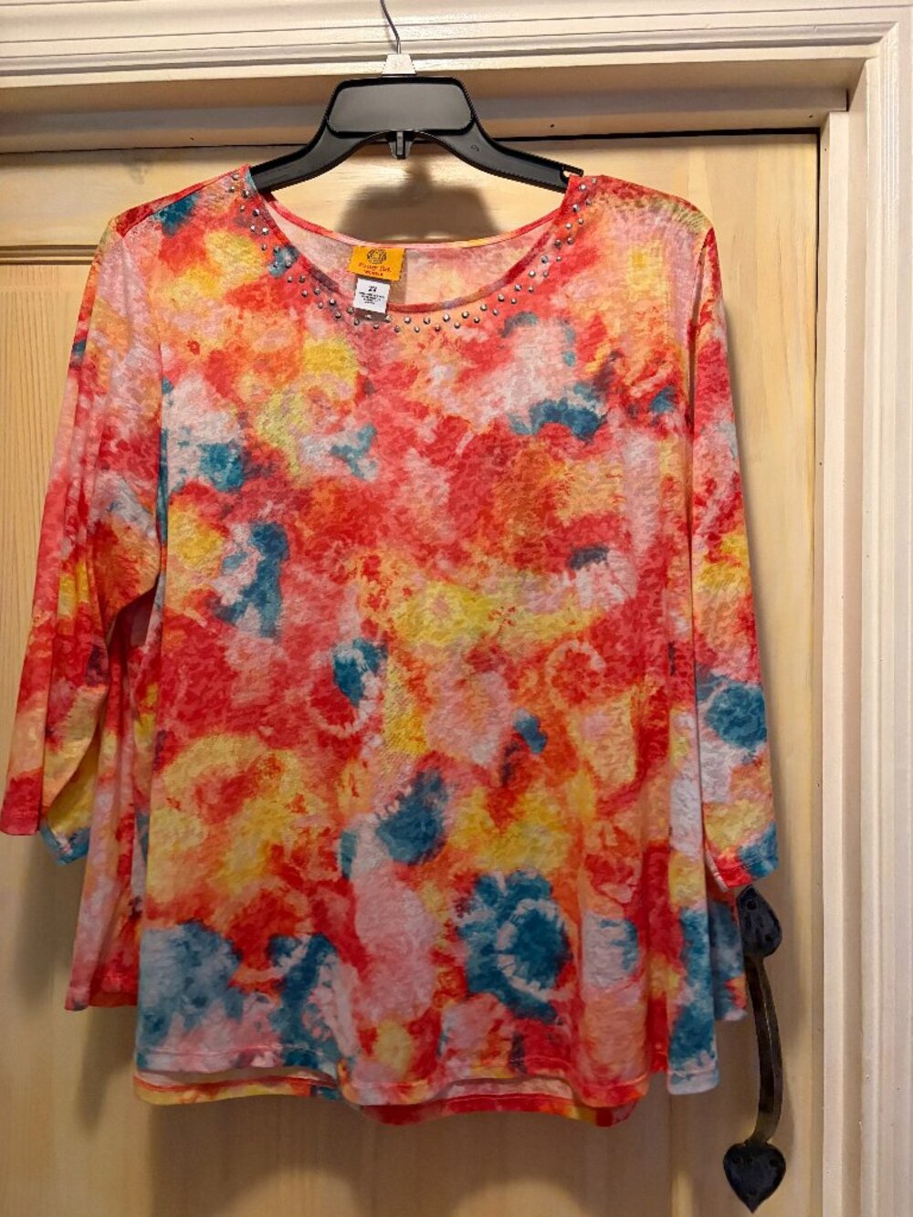 Ruby Red floral top